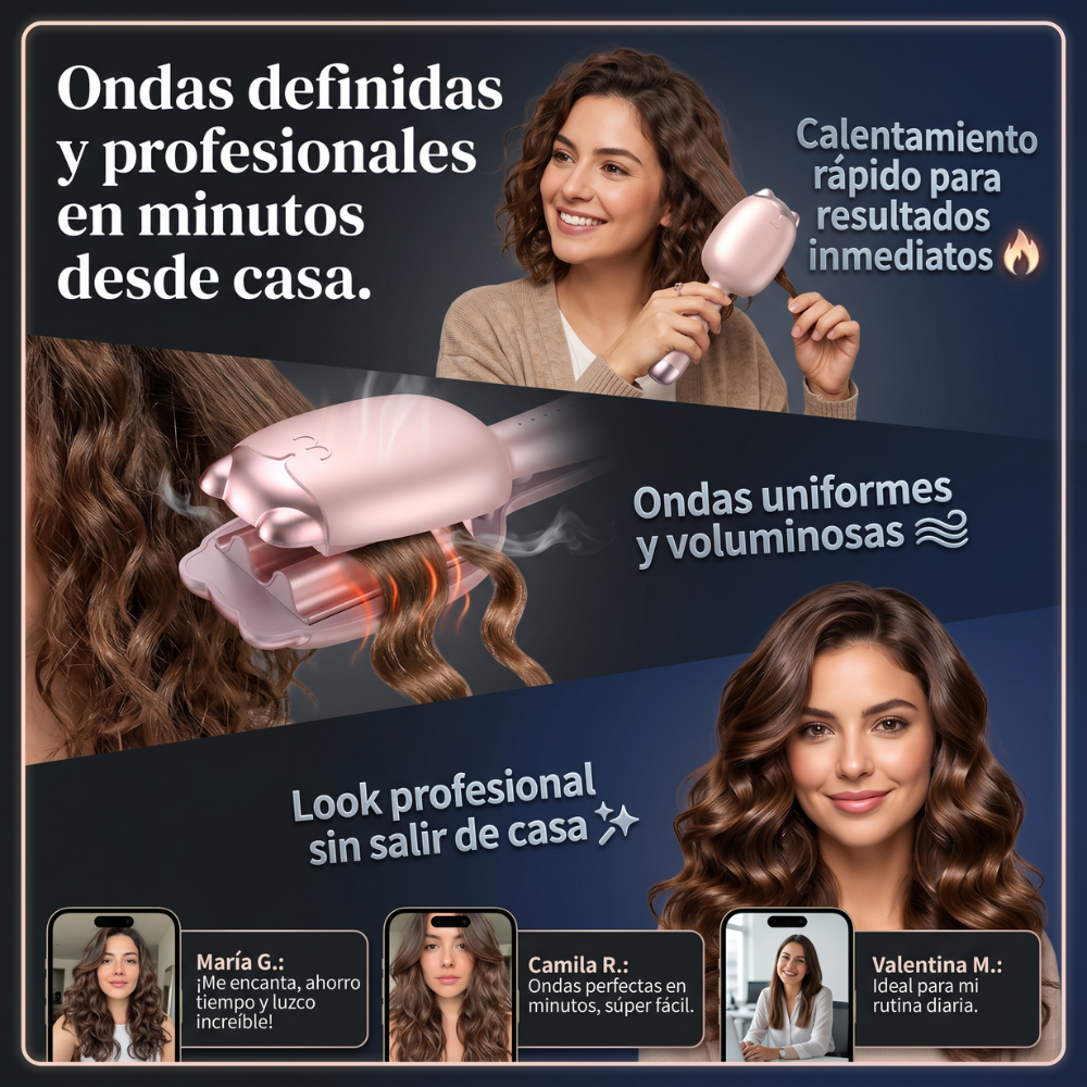 . Cat WaveGlam- Consigue ondas de salón en minutos desde casa
