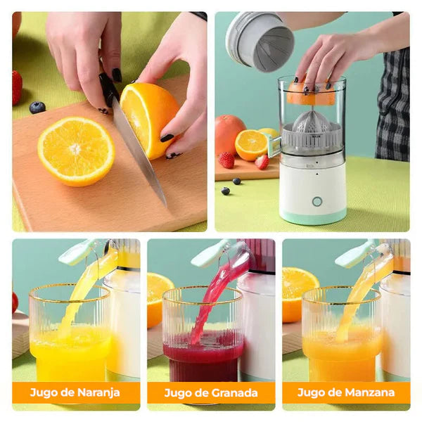 Exprimidor Portátil Inalámbrico - Jugo fresco al instante