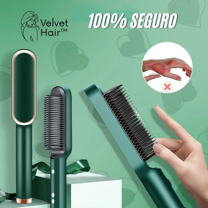 . VelvetHair™ Cabello liso y manejable en menos tiempo