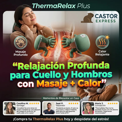 . ThermaRelax Plus - Disfruta un masaje profundo y calor relajante sin salir de casa