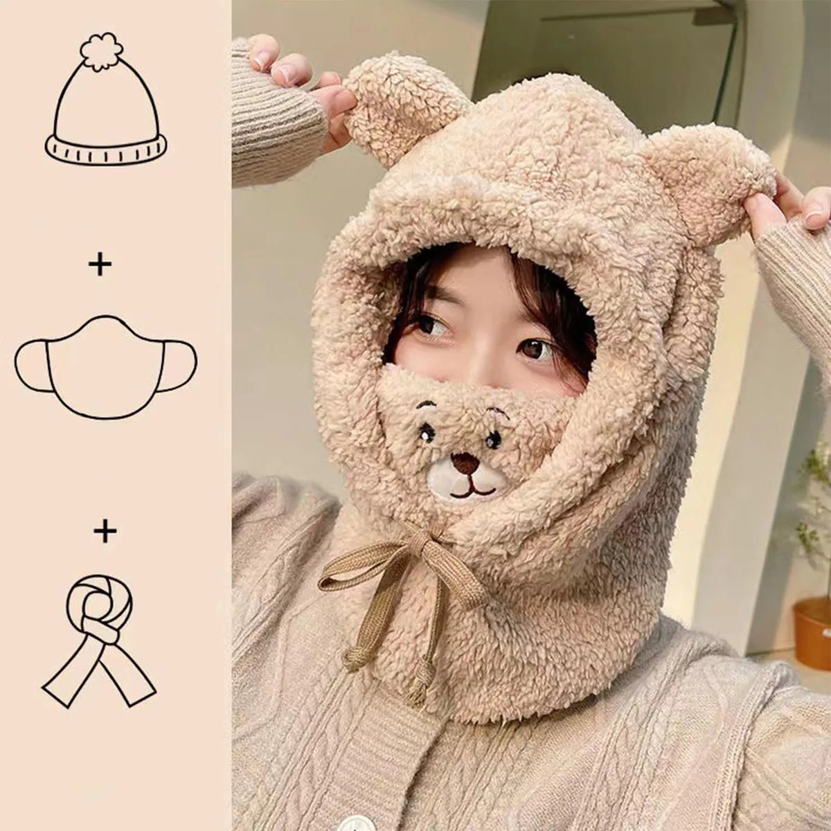Pack 3 Gorros Capucha Chiporro Ajustable