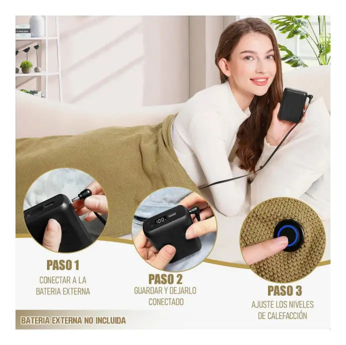 . CozyHeat - Disfruta calor suave, con estilo y cómodo donde lo necesites