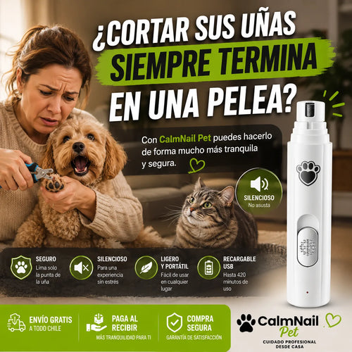 . CalmNail Pet - Mantén las uñas de tu mascota cuidadas sin estrés