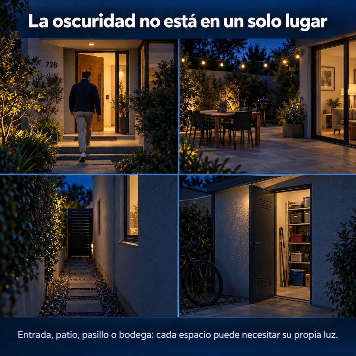 LumiClip - Luz solar adaptable y automática, ilumina donde la necesites