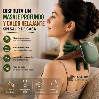 . ThermaRelax Plus - Disfruta un masaje profundo y calor relajante sin salir de casa
