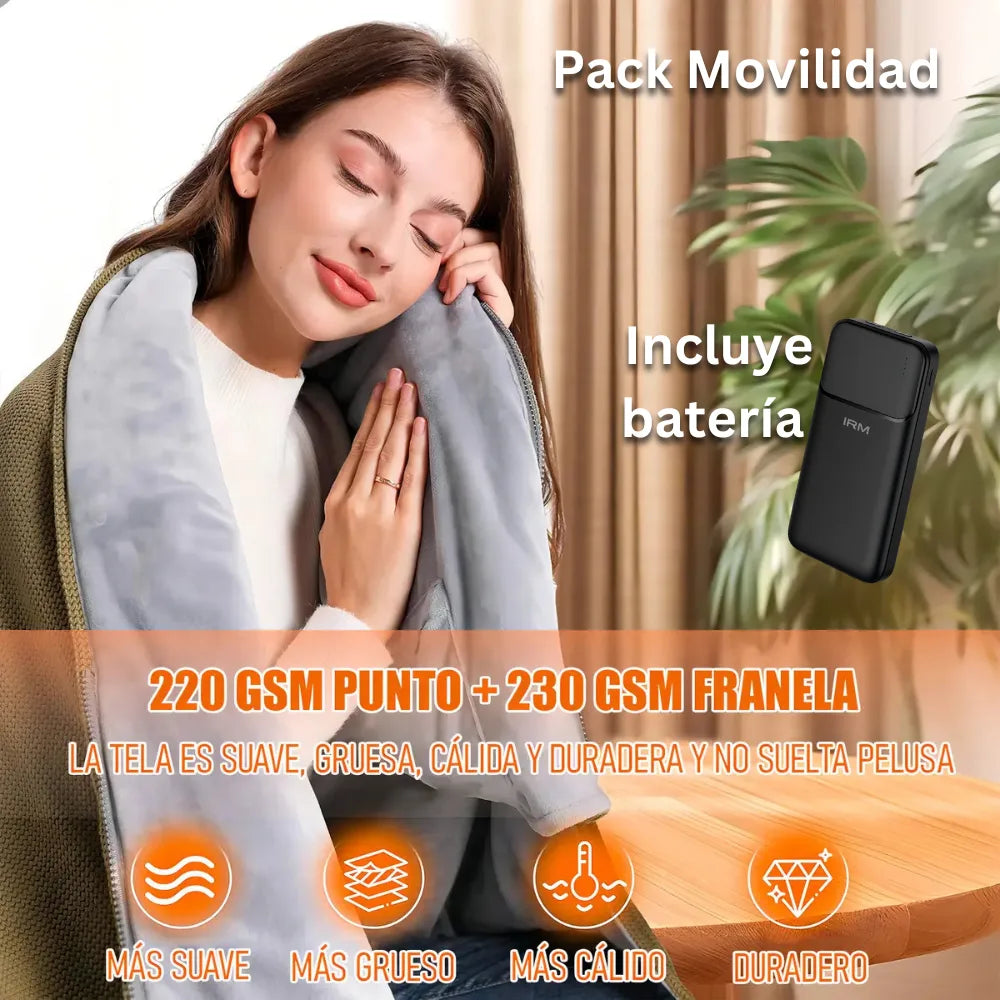 CozyHeat + Batería (Pack movilidad) - Calor suave y cómodo donde lo necesites