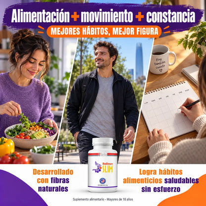 . Balloon Slim -  Más saciedad y mejor figura. Efecto balón gástrico en cápsulas