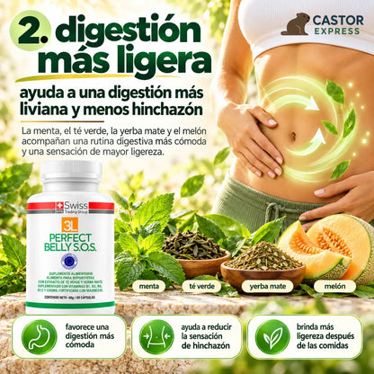 Perfect Belly S.O.S. – Triple acción para apoyar tu metabolismo, digestión y control del apetito.