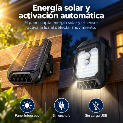 LumiClip - Luz solar adaptable y automática, ilumina donde la necesites