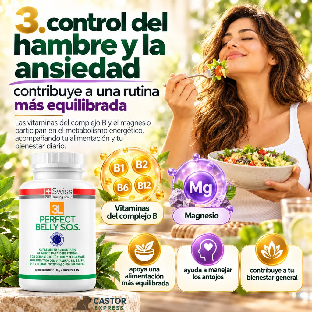 Perfect Belly S.O.S. – Triple acción para apoyar tu metabolismo, digestión y control del apetito.
