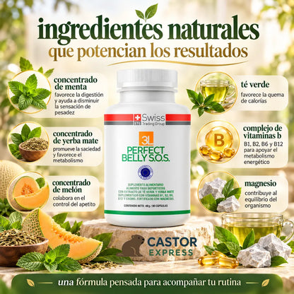 Perfect Belly S.O.S. – Triple acción para apoyar tu metabolismo, digestión y control del apetito.