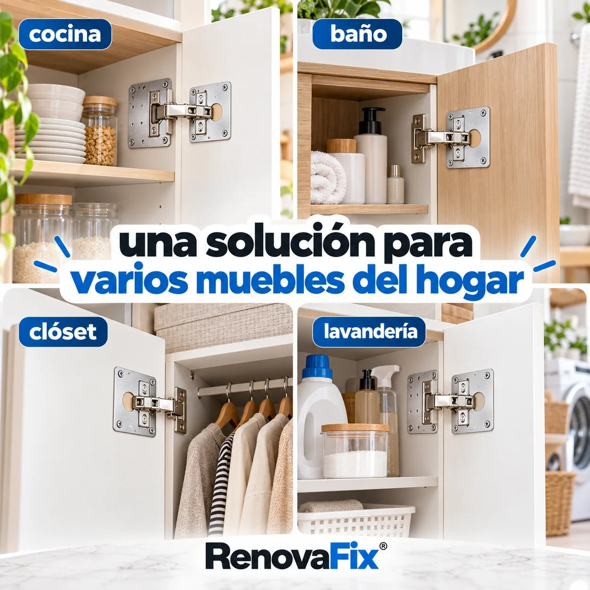 . RenovaFix - Repara bisagras sueltas y recupera tus muebles fácilmente.