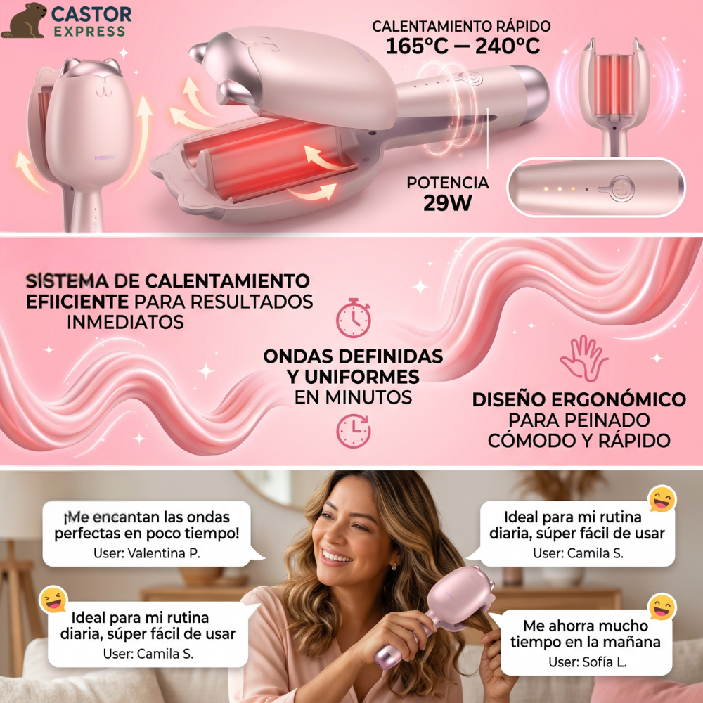 . Cat WaveGlam- Consigue ondas de salón en minutos desde casa