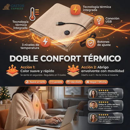 . CozyHeat - Disfruta calor suave, con estilo y cómodo donde lo necesites
