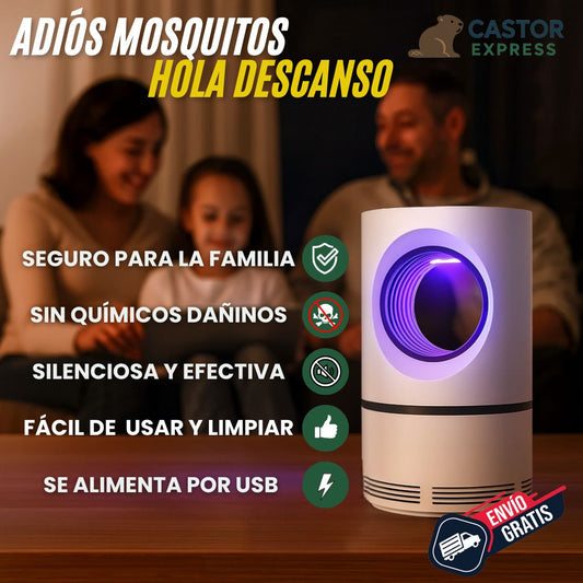 Lámpara UV Antimosquitos BozzOf f- Atrae y Captura- Mantén tu espacio libre de mosquitos