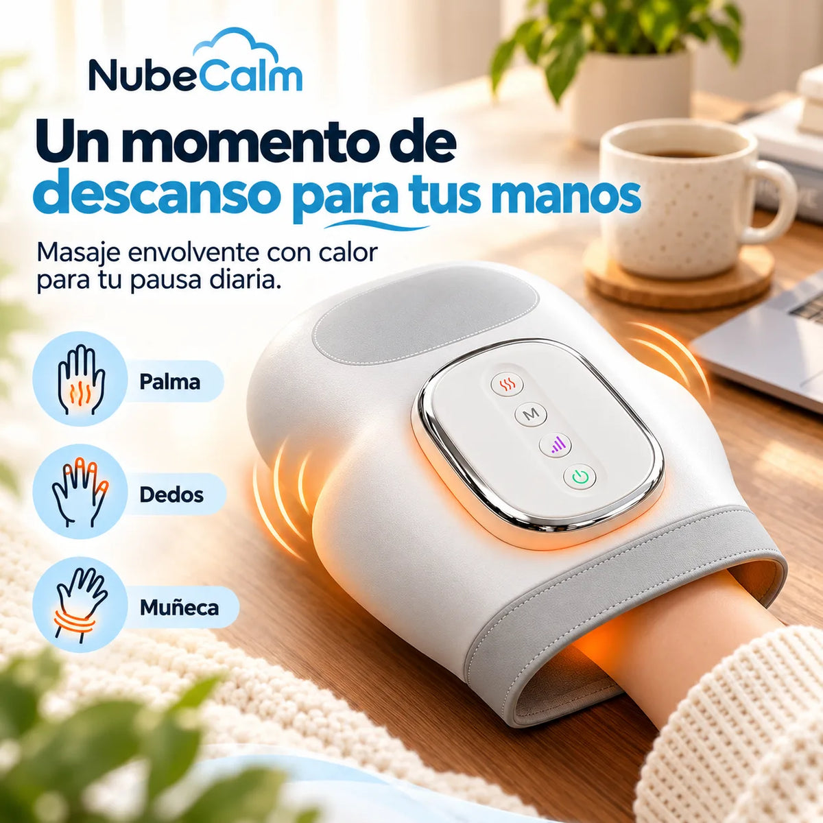 . NubeCalm - Relaja tus manos con masaje y calor en casa