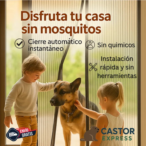 Cortina Magnética – Disfruta tu hogar libre de mosquitos, sin complicaciones