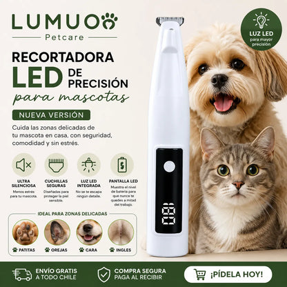 . LUMUO Petcare - Recorte preciso y silencioso para mascotas más tranquilas