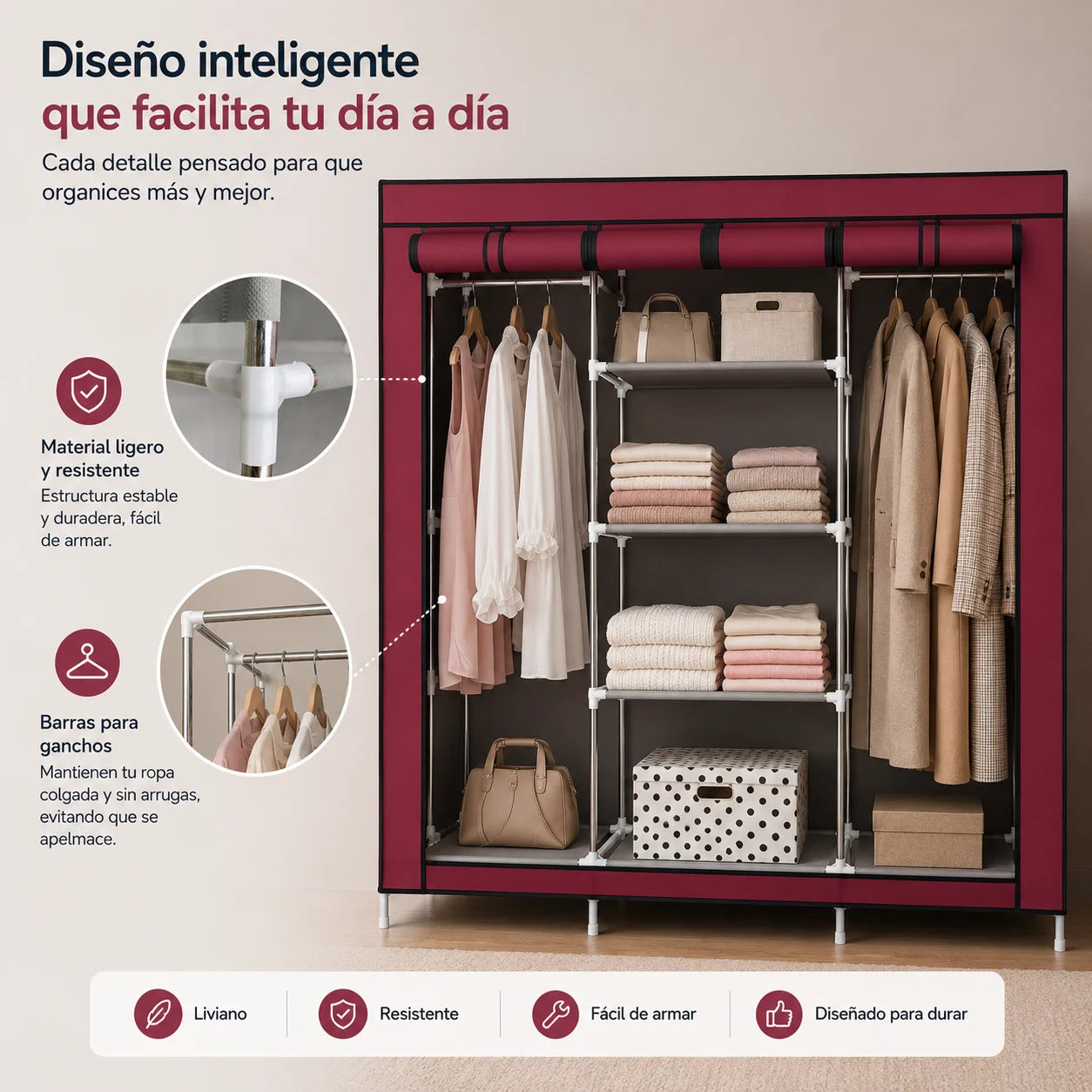 . SpaceFold Pro - Organiza más ropa y aprovecha mejor cada rincón