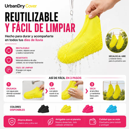 . 2X1 UrbanDry Cover- Mantén tus zapatos secos y limpios incluso bajo la lluvia