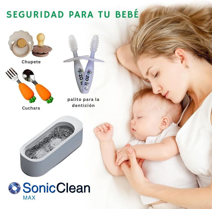 . SoniClean Max– Limpieza y cuidado profundo sin esfuerzo para joyas, lentes, y más