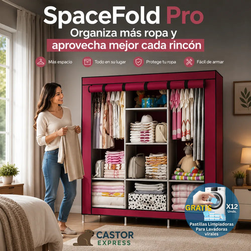 . SpaceFold Pro - Organiza más ropa y aprovecha mejor cada rincón