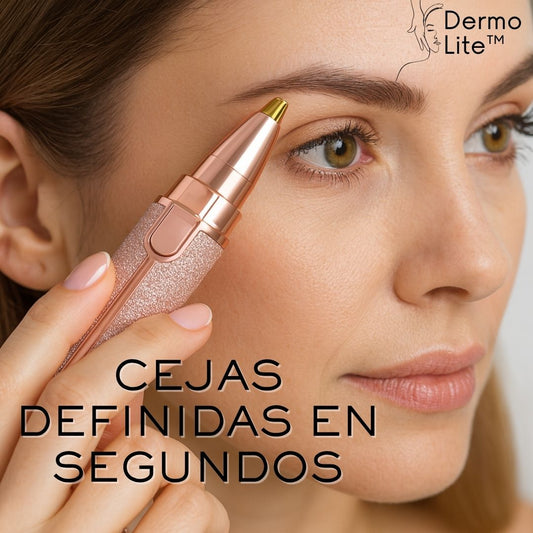 . DermoLite - Depilación facial y cejas, suave y precisa sin irritación