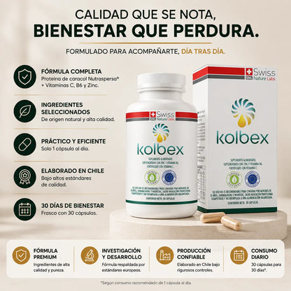 . Kolbex Proteína de Caracol + Vitaminas