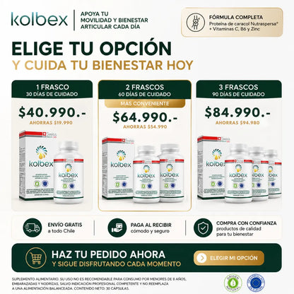 . Kolbex Proteína de Caracol + Vitaminas