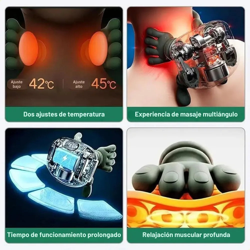 . ThermaRelax Plus - Disfruta un masaje profundo y calor relajante sin salir de casa