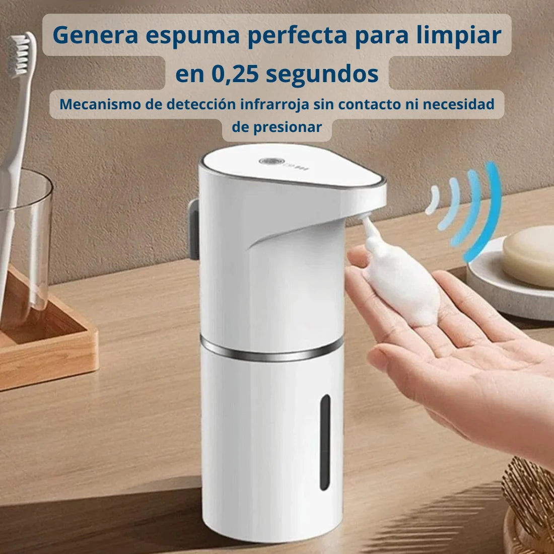 . Dispensador CleanFlow - Higiene sin contacto y sin desperdiciar jabón