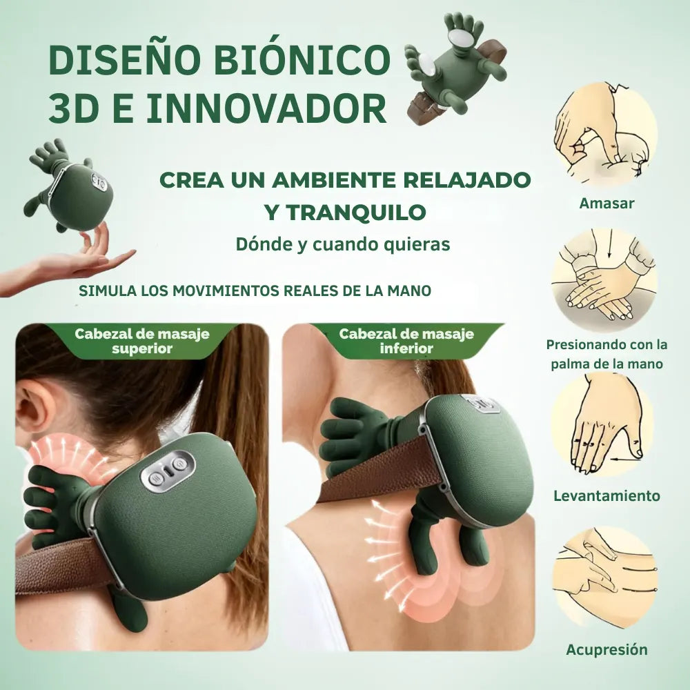 . ThermaRelax Plus - Disfruta un masaje profundo y calor relajante sin salir de casa