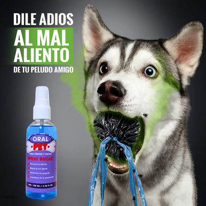 . Oral Pet Spray- Reduce mal aliento y ayuda a prevenir sarro sin estrés diario