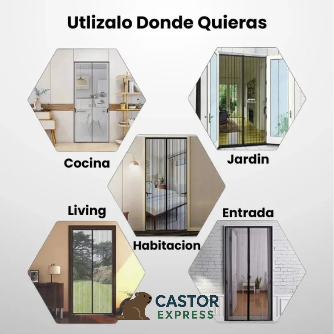 Cortina Magnética – Disfruta tu hogar libre de mosquitos, sin complicaciones