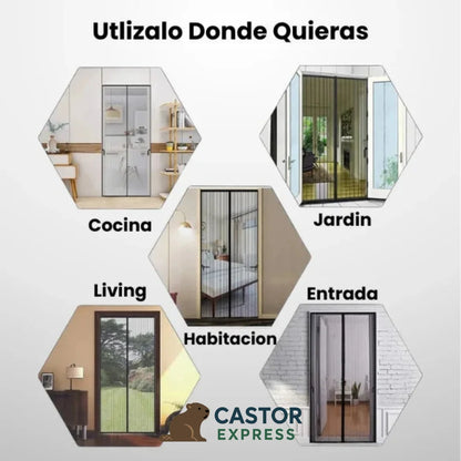 Cortina Magnética – Disfruta tu hogar libre de mosquitos, sin complicaciones