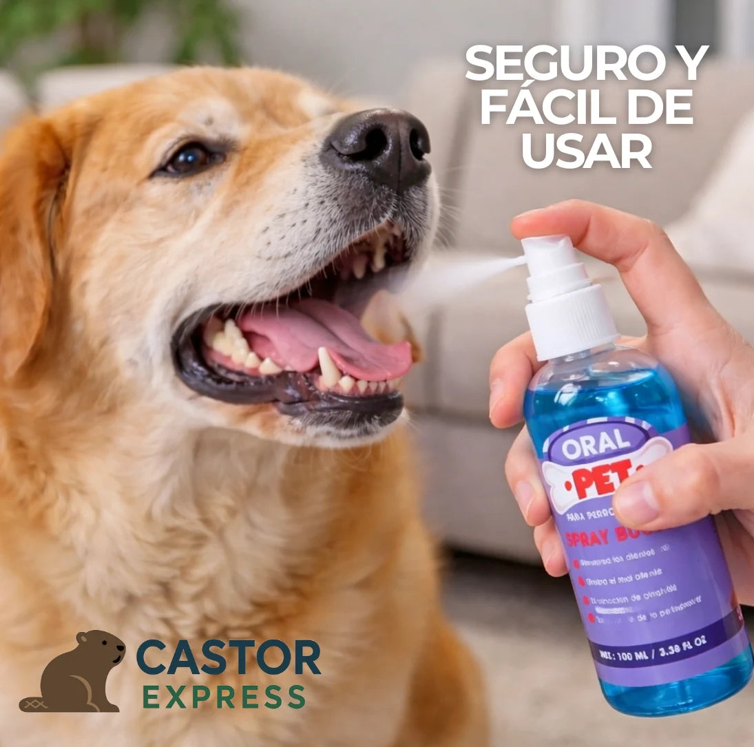. Oral Pet Spray- Reduce mal aliento y ayuda a prevenir sarro sin estrés diario