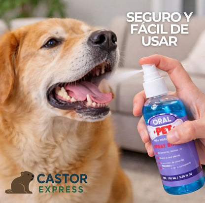 . Oral Pet Spray- Reduce mal aliento y ayuda a prevenir sarro sin estrés diario