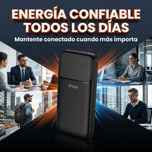 EnerGo Max - 10.000 mAh de energía confiable donde la necesites