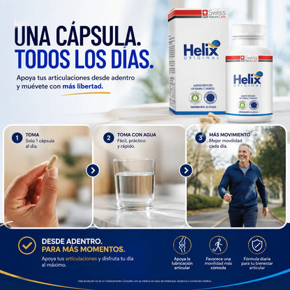 . Helix Original - Ayuda a recuperar la movilidad y lubricar tus articulaciones desde el interior