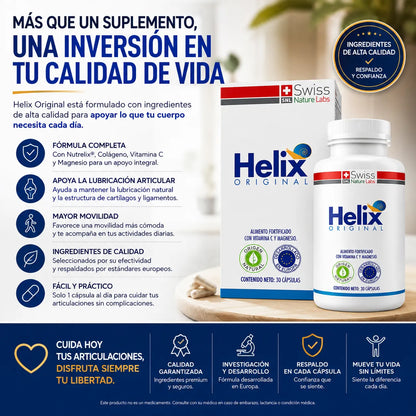 . Helix Original - Ayuda a recuperar la movilidad y lubricar tus articulaciones desde el interior