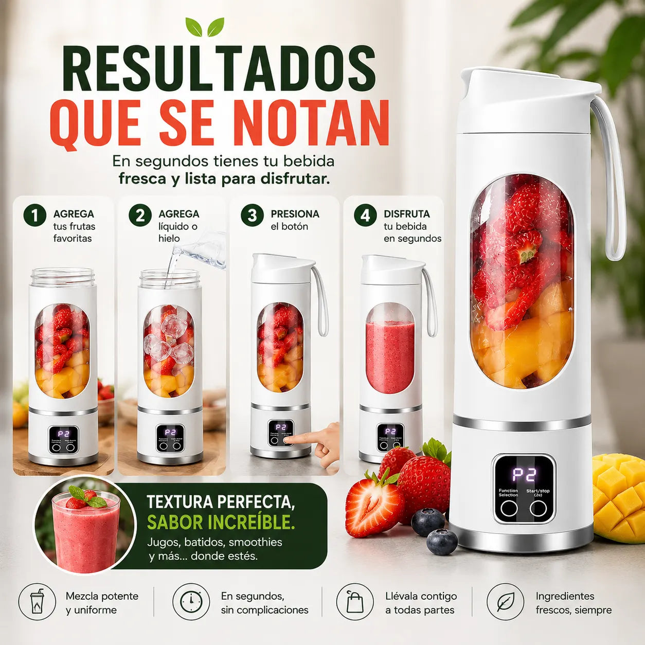 . BlendoraGo - Disfruta jugos y batidos donde quieras, en solo minutos