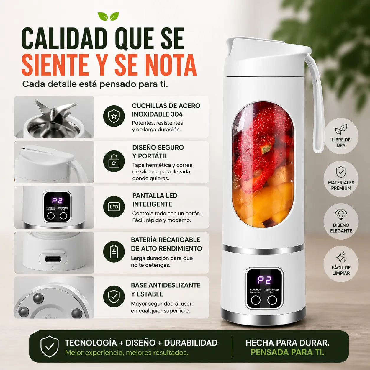 . BlendoraGo - Disfruta jugos y batidos donde quieras, en solo minutos