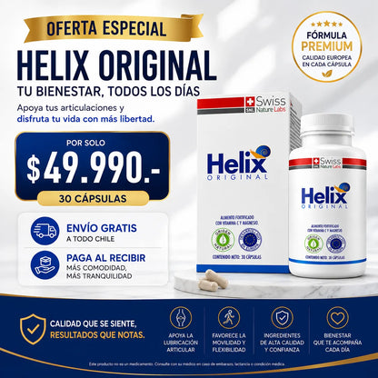 . Helix Original - Ayuda a recuperar la movilidad y lubricar tus articulaciones desde el interior