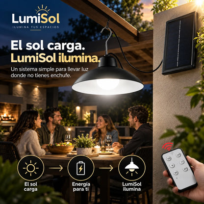 . LumiSol - Ilumina espacios sin enchufes con la energía del sol