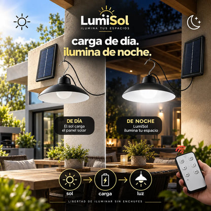 . LumiSol - Ilumina espacios sin enchufes con la energía del sol