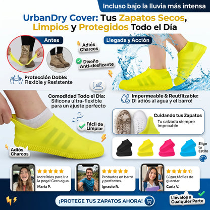 . 2X1 UrbanDry Cover- Mantén tus zapatos secos y limpios incluso bajo la lluvia