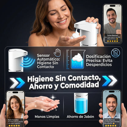 . Dispensador CleanFlow - Higiene sin contacto y sin desperdiciar jabón
