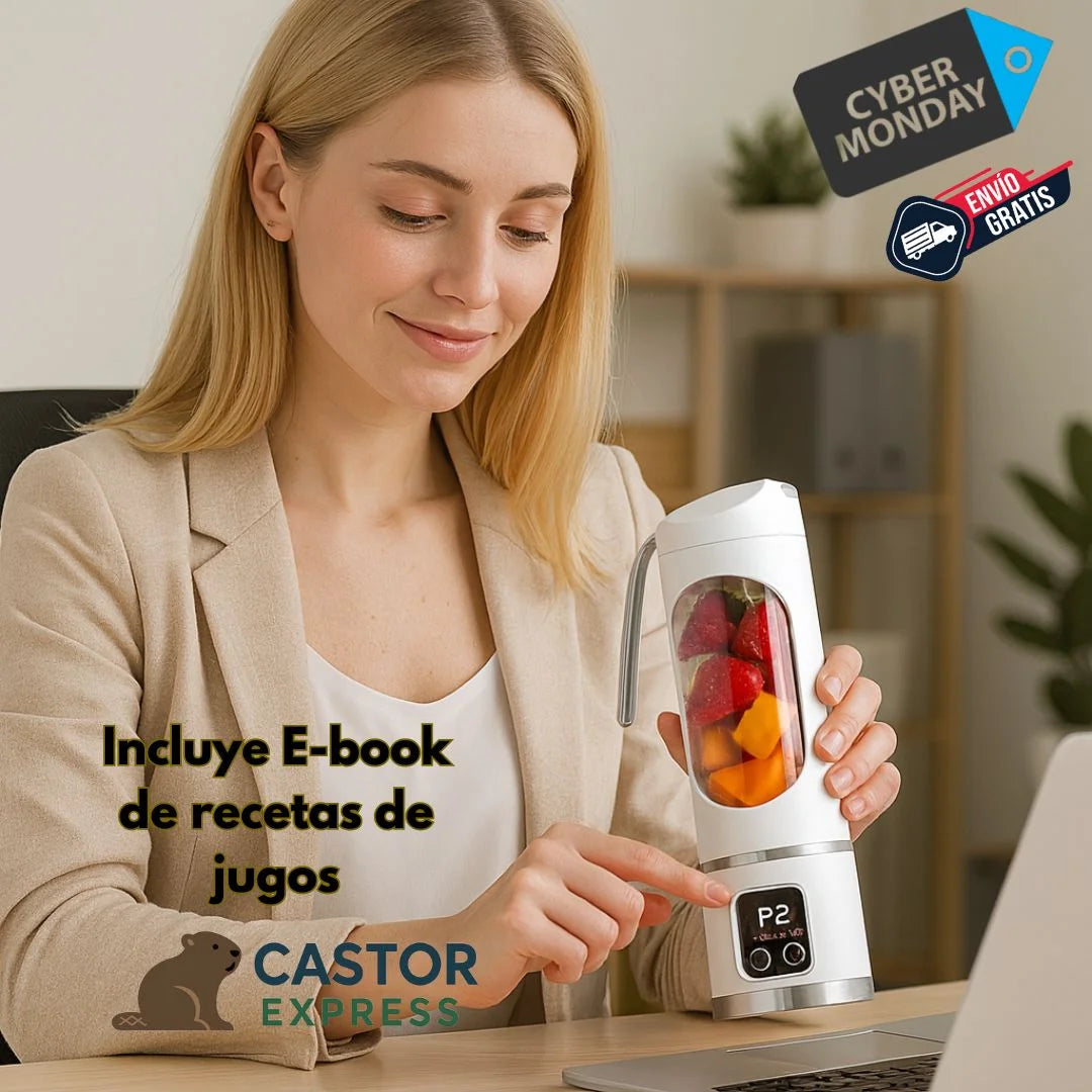Mini Blender Portátil USB - Tritura y Mezcla Fácil - Energía Natural en Segundos