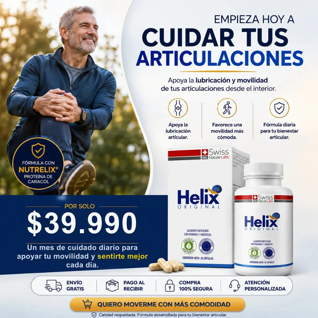 . Helix Original - Ayuda a recuperar la movilidad y lubricar tus articulaciones desde el interior