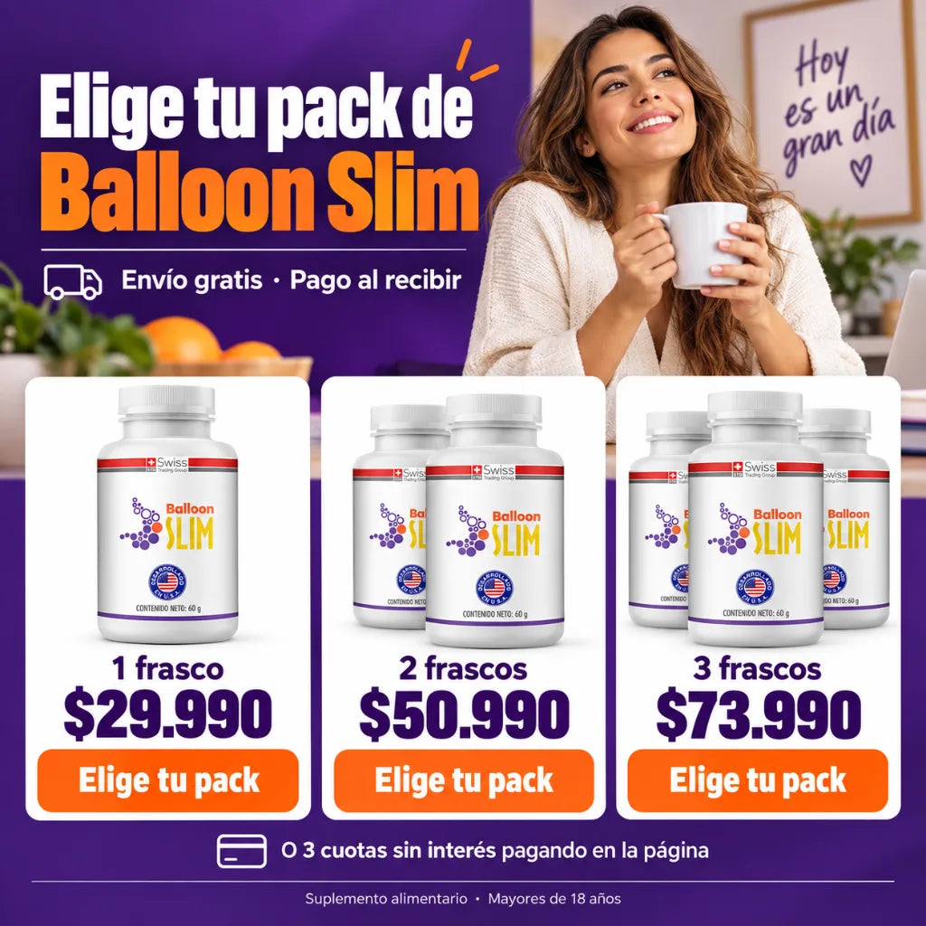 . Balloon Slim -  Más saciedad y mejor figura. Efecto balón gástrico en cápsulas